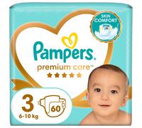 Pampers Premium Care 3 60pc(s) - Diaper (Disposable Diaper, White)