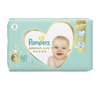 Pampers Premium Care 3 60pc(s) - Diaper (Disposable Diaper, White)
