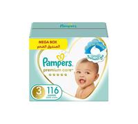 Pampers Premium Care Diaper Ultimate Skin Protection Size 3 For 6-10 Kg 116's