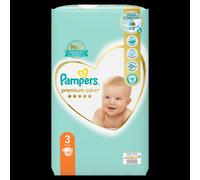 Pampers Premium Care 3 60pc(s) - Diaper (Disposable Diaper, White)