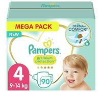 Pampers - Premium Protection Diapers Size 4, for Babies 9-14 kg - 90 Pieces
