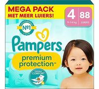 Pampers Premium Protection Mega Pack 88 Diapers Size 4 (9-14 kg)