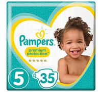 Pampers Premium Protection Nappies Size 5 Junior (11-16 kg) Pack of 35 Nappies