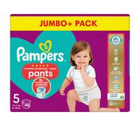 Pampers Premium Protection Nappy Pants Size 5, 48 Nappies, 11kg-17kg, Jumbo+ Pack