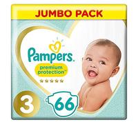 Pampers New Baby Nappies Size 3 Jumbo Pack 66 per Pack