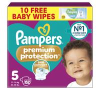 Pampers Premium Protection Size 5, 152 Baby Nappie