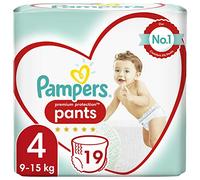 Pampers Premuim Protection Pants Size 4, 8-14 kg, 19 Nappies