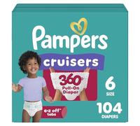 Pampers Pull On Cruisers 360° Fit Disposable Baby Diapers with Stretchy Waistband, Super Pack (Packaging May Vary)