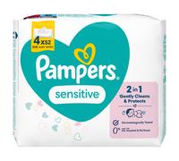 Pampers Sensitive Baby Wipes 4 x 52 Pack 208 Wipes