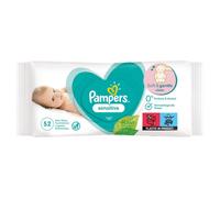 Pampers Sensitive Baby Wipes, 52 Wipes