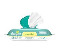 Pampers Sensitive Wipes Travel Pack 56 Count, (pack Of 8)
