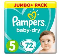 Pampers Baby Dry Taped Size 5 Jumbo Pack 72s