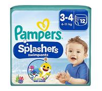 Pampers Splashers Size 3-4 Nappies 12 Pack