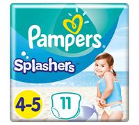 Pampers Splashers Disposable Swim Nappies Size 4-5 (9-15 kg) for Optimal Protection in The Water, 11 Nappies