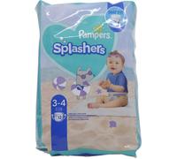 Pampers Splashers Size 3-4, 12 Disposable Swim Nappies, 6-11kg