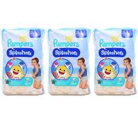 Pampers Splashers Size 4-5 Nappies 11 Pack X 3