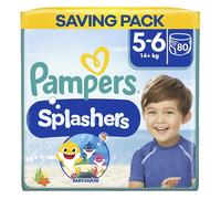 Pampers Splashers Swim Pants, Size 5 (14+ kg) 80 Count, Saving Pack, Do Not Swell in Water, Packaging May Vary