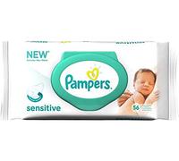 Pampers Wipes Sensitive - 56 ct, Pack of 2