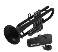 PAMPET Professional Plastic Trumpet Bb trumpet (Black)