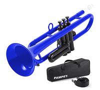 PAMPET Professional Plastic Trumpet Bb trumpet (Blue)