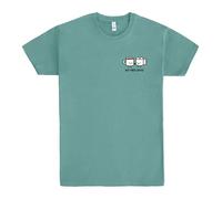 Pampling Short Sleeve T-Shirt, 100% Cotton, Unisex Clothing for Men and Women, Silk Print with Round Neck and Straight Cut, T-Shirt Green (Always Together), green, M