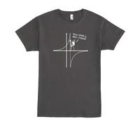 Pampling T-Shirt 100% Cotton with Short Sleeve, Unisex Fit with Original Patterns in 5 Sizes, T-Shirt Grey, Model You Shall Not Pass (L)