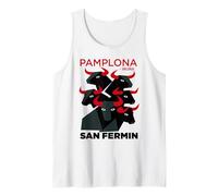 Pamplona San Fermin - Iruna, Navarre Bull Run Tank Top