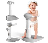 PAMPORPET Baby Shower Stand Support | bañera para Bebe, Adjustable Toddler Shower Stand Up with Drainage Holes, Shower Head Holder for Bathing & Changing Clothes by Standing up Themselves, Ideal Gift