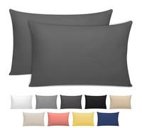 Pamposh 300 Thread Count Egyptian Cotton Pillow Cases 2 Pack Breathable Ultrasoft Pillow Covers