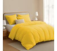 Pamposh 400 Thread Count 100% Egyptian Cotton King Size Duvet Cover Sets - Premium Cotton Breathable Kingsize Duvet Cover Sets - Luxurious Hotel Quality Bedding Set With Zipper Closure