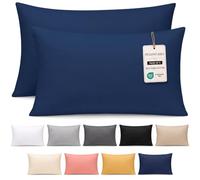 Pamposh 400 Thread Count 100% Egyptian Cotton Pillow Cases 2 Pack Breathable Ultrasoft Pillow Covers