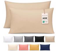 Pamposh 400 Thread Count 100% Egyptian Cotton Pillow Cases 2 Pack Breathable Ultrasoft Pillow Covers