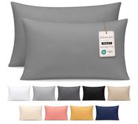 Pamposh 400 Thread Count 100% Egyptian Cotton Pillow Cases 2 Pack Breathable Ultrasoft Pillow Covers