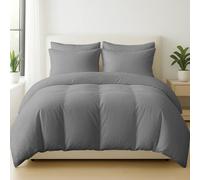 Pamposh 400 Thread Count Egyptian Cotton King Size Duvet Cover Set Premium Cotton Luxury Bedding Set With Zipper Closure