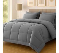 Pamposh Double Duvet 10.5 Tog Pack Of 2 All Year Round - Anti Allergy Premium Microfiber Coverless Duvet Double - Lightweight, Breathable, Ultra Soft Quilt, Machine Washable, Designed In UK