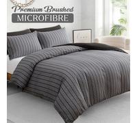 Pamposh Double Duvet Cover Set Brushed Microfiber Reversible Duvet Cover Hypoallergenic Bedding Set Ultrasoft With Zipper Closure