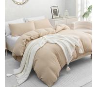 Pamposh Double Duvet Cover Set Pre-Washed Microfibre Bedding Set Comfort Lightweight Premium Quilt Cover Set With Zipper Closure