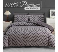 Pamposh Double Duvet Cover Set Premium Brushed Microfiber Duvet Cover Ultrasoft Hypoallergenic With Zipper Closure