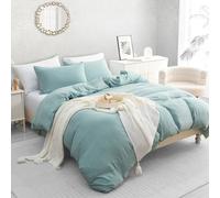 Pamposh King Size Duvet Cover Set Pre-Washed Microfibre Bedding Set Lightweight Premium Quilt Cover Set With Zipper Closure