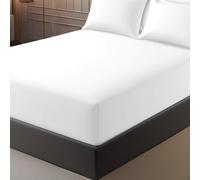 Pamposh King Size Fitted Sheets Extra Deep Pocket 40 cm (16 inches) Durable Elastic Bed Sheets - Premium Brushed Microfibre Fitted Sheets King Size - Ultrasoft Hypoallergenic Fade Resistant