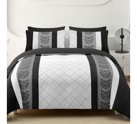 Pamposh Lazzaro King Size Duvet Cover Sets - Premium Brushed Microfiber Reversible King Size Duvet Cover Sets With Zipper Closure