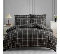 Pamposh Lazzaro Super King Duvet Set - Premium Brushed Microfiber Reversible Super King Duvet Cover With Zipper Closure