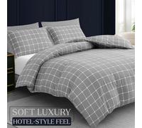 Pamposh Lazzaro Super King Duvet Set Premium Microfiber Reversible Super King Duvet Sets 3Pcs Ultrasoft Hypoallergenic With Zipper Closure