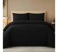 Pamposh Satin Stripe Single Duvet Cover Set - Hotel Quality Quilt Cover