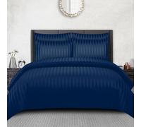 Pamposh Satin Stripe Single Duvet Cover Set - Premium Hotel Quality Quilt Cover Bedding Sets - Hypoallergenic Ultra Soft Microfiber Bed Linen