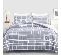Pamposh Super King Duvet Set - Premium Brushed Microfiber Reversible super king duvet cover - Hypoallergenic Bedding Sets 3 Pcs - Ultrasoft Quilt Cover Set with Zipper Closure