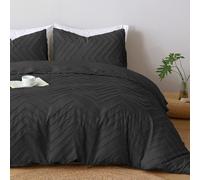 Pamposh Tufted King Size Duvet Cover Sets - Double Brushed Microfibre King Size Bedding Set With Zipper Closure - Ultrasoft Breathable Kingsize Duvet Cover Sets for All Seasons