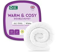 Pamposh Warm Winter Nights Single Duvet 10.5 Tog - Thick & Cosy Non-Allergenic Quilt for Winter and Colder Nights - Anti Bacterial, Machine Washable Coverless Duvet Single, Designed in UK