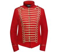 Pamposh Women Steampunk Hussar Military Drummer Parade Jackets - Napoleon Gothic Clothing