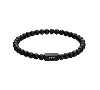 PAMTIER Angel Number Bracelet for Women Men 111 999 Beaded 20CM Black 777